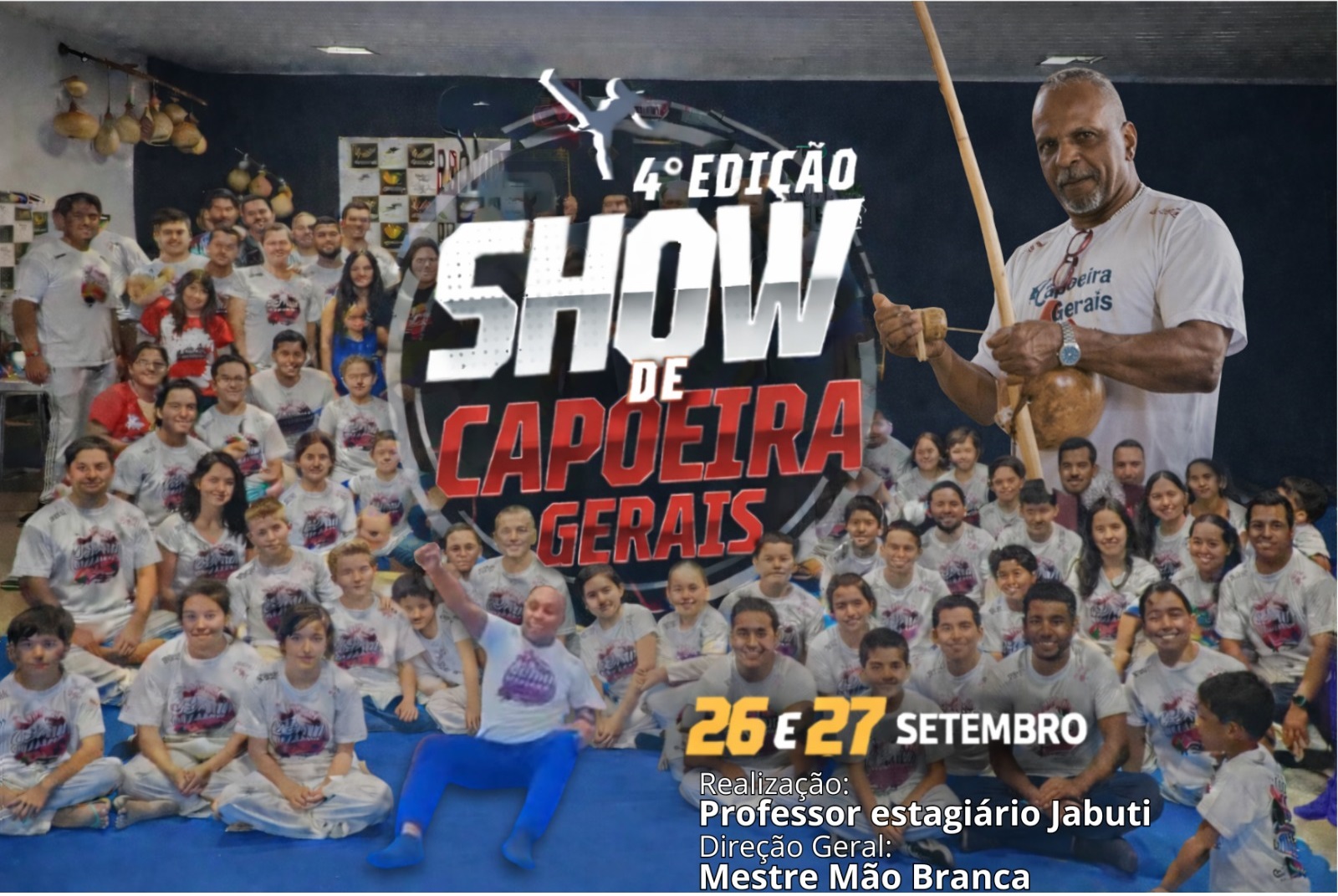 4°show de Capoeira: campeonato e troca de graduações 