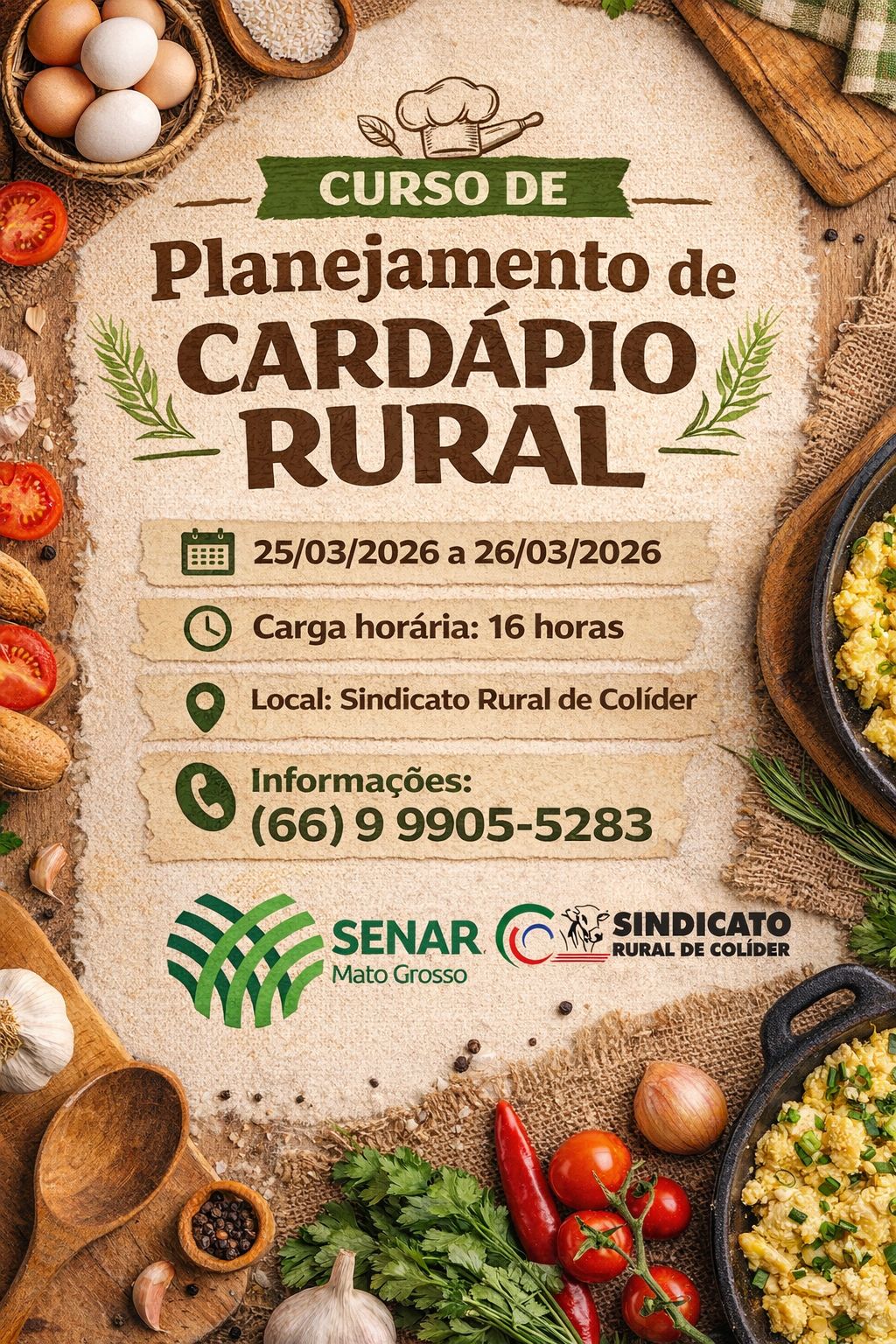 Planejamento de Cardápio Rural 